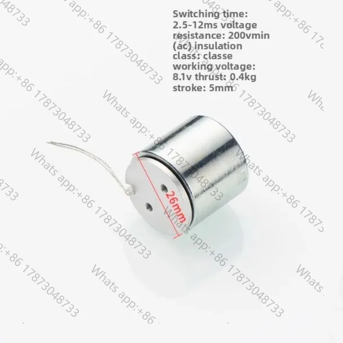 20mm 26mm Linear Voice Coil Actuator High Accuracy Flexible Monophasic Motor Spring Type Motor