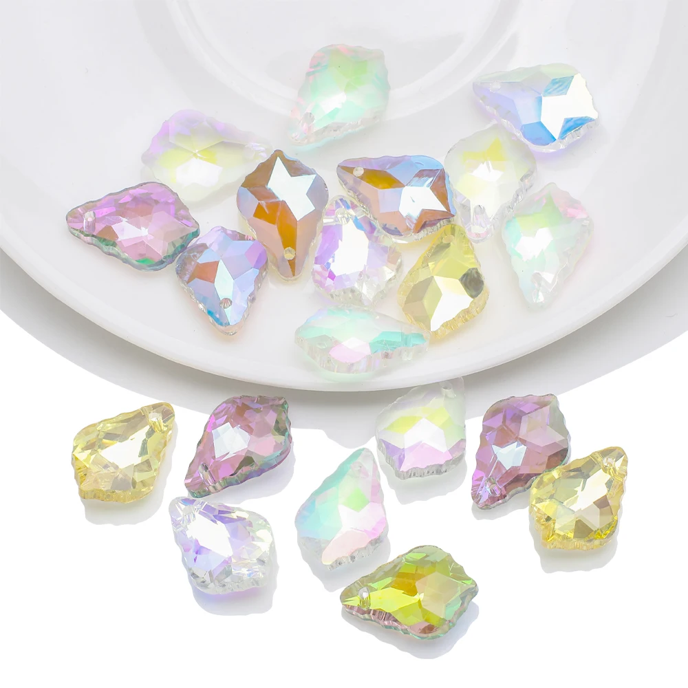 11x16mm Kristall-Barock-Anhänger aus Glas, Österreich, lose Perlen, Strass-Anhänger für die Schmuckherstellung, Halskette, Ohrringe, DIY, 30 Stück