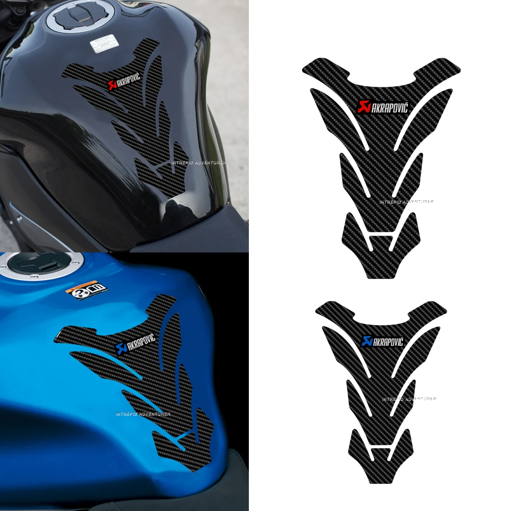 

3D gel Carbon Fiber Fishbone Stickers Motorcycle Accessories fuel Tank Pad Tankpad Protector Universal