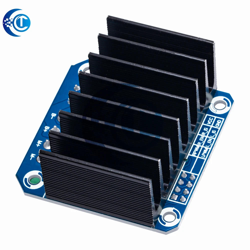 1pcs Double BTS7960 43A H-bridge  High-power Motor Driver module：diy smart car Current diagnostic for Arduino