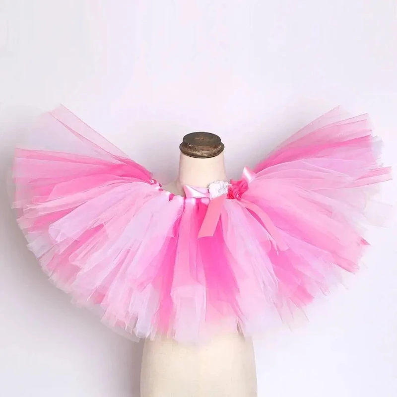 Baby Girls White Pink Bunny Dresses for Girls Easter Holiday Costumes Children Animal Rabbit Outfit with Ears Bowtie Tail Set view 5