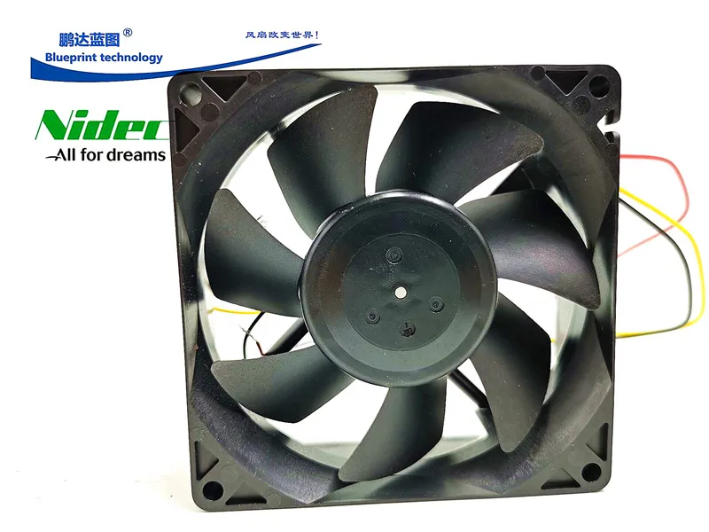 THE NEW NIDEC TA50DC DUAL BALL BEARING 9232 SPEED MEASUREMENT FUNCTION 9.2CM 12V 9032 COOLING FAN