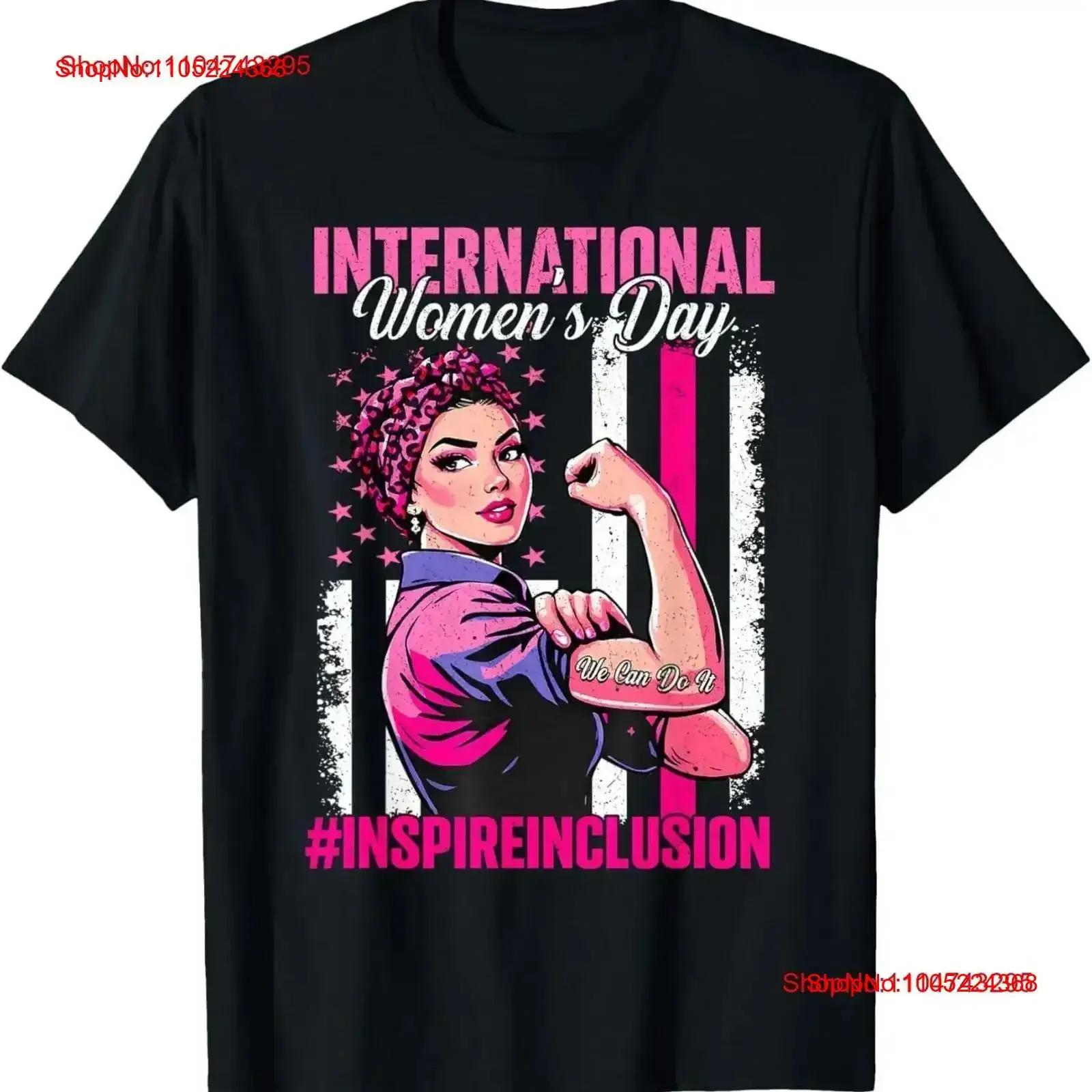 Inspire Inclusion 8 March International Women's Day 2025 T Shirt vintage Washed designer clothes Slightly Stretched vintage