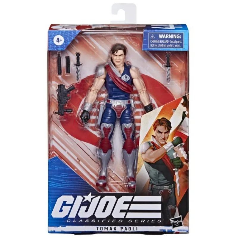 Hasbro Original G.I. Joe Anime Figure Twins Tomax Xamot Paoli Action Figure Toys for Boys Girls Kids Gift Collectible Ornaments