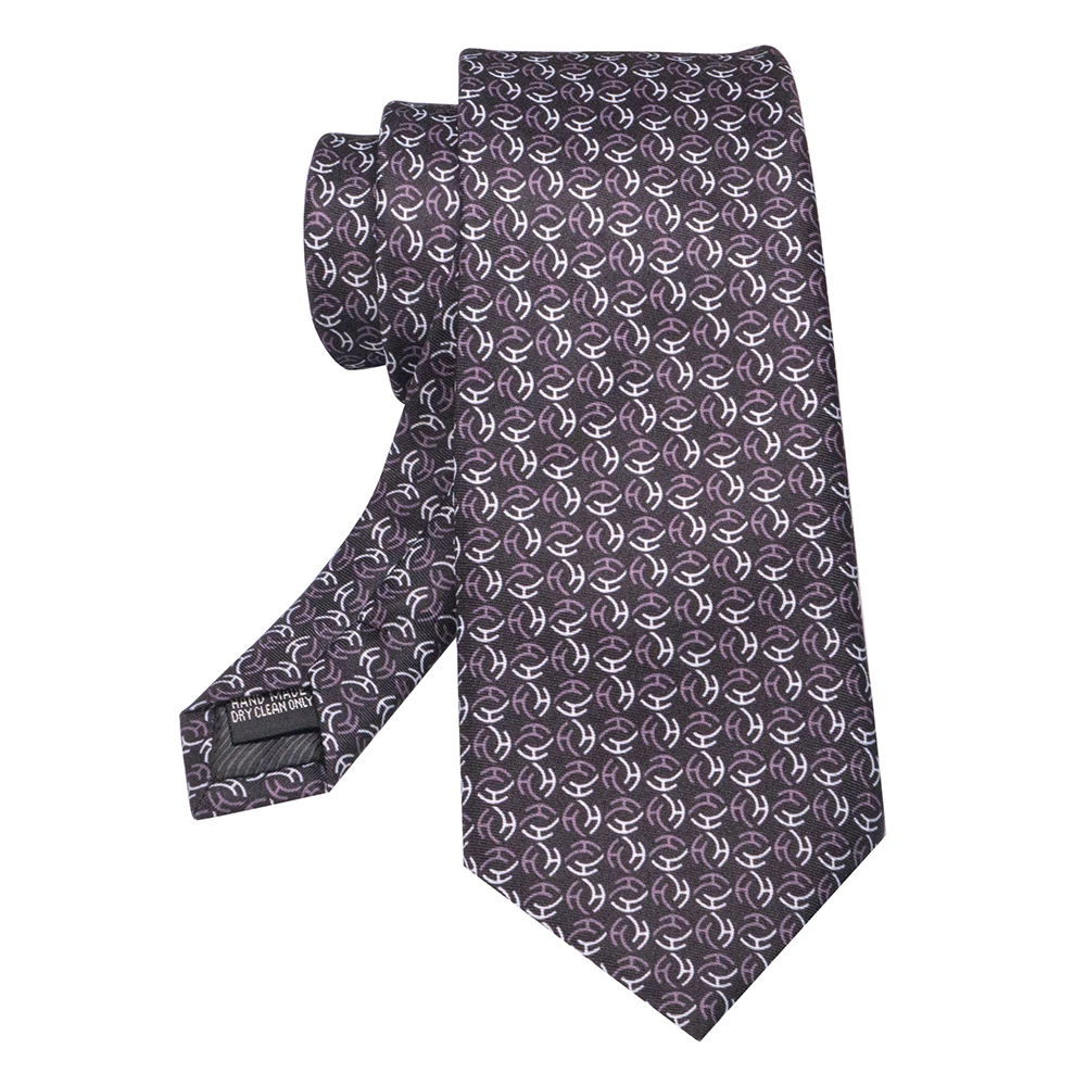 Neues Modedesign 8cm Bedruckte Seidenkrawatte für Herren, Business, Hochzeit, Party, Accessoires, Geschenk – Detail 9
