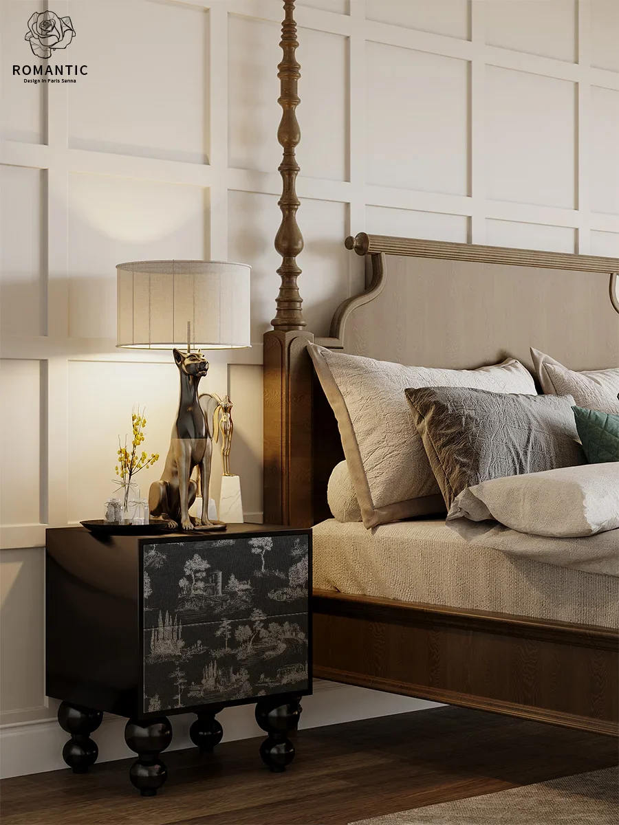 b2 Living Room Storage Cabinet Storage Cabinet Bedroom Solid Wood Bedside Cabinet Storage Tea Table