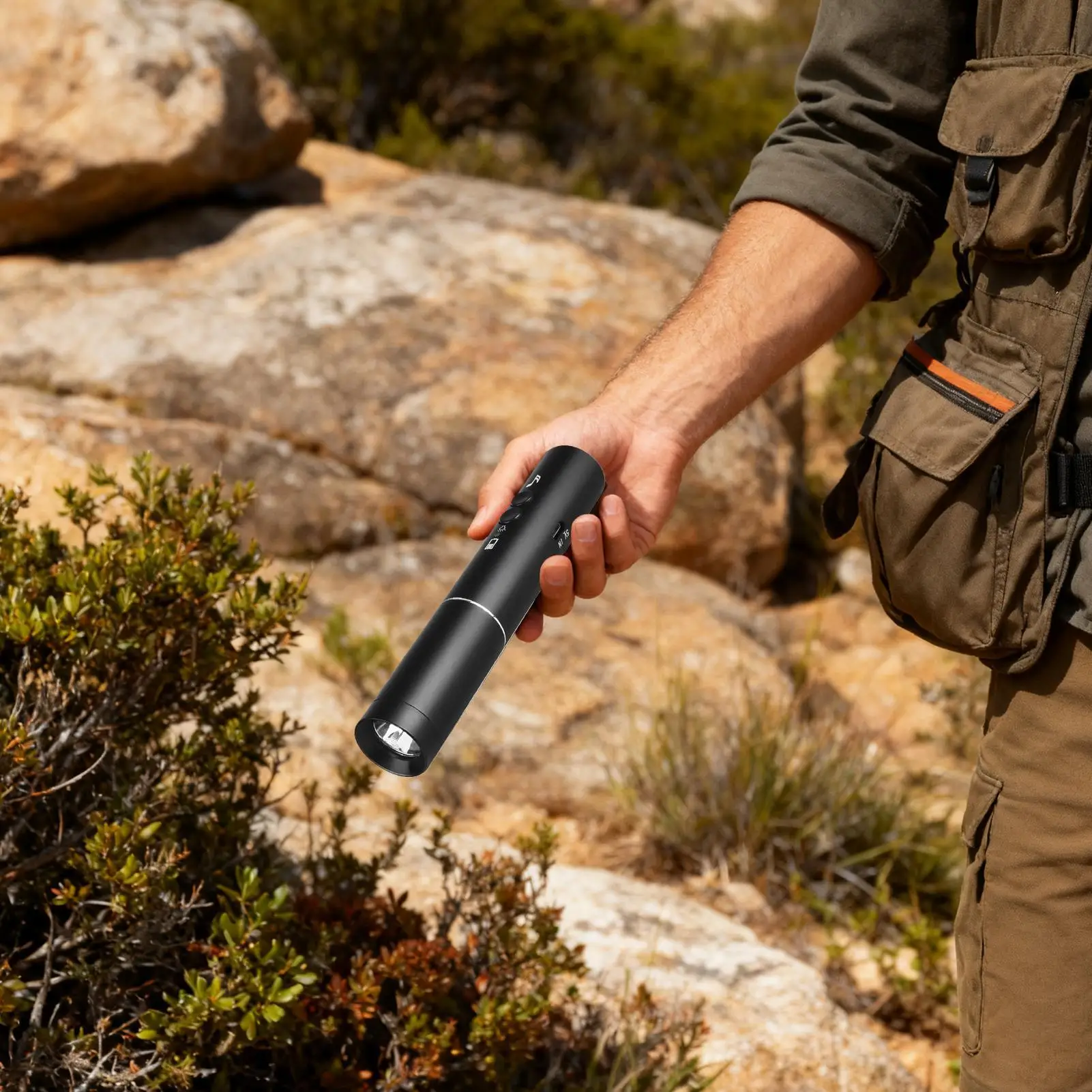 Silbato eléctrico de alto volumen con linterna, silbato de entrenamiento portátil para acampar, deportes de supervivencia, Entrenamiento de fútbol, gimnasio en el aula