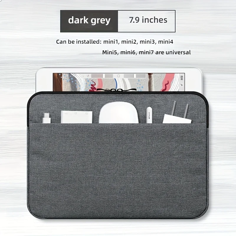 

7.9-inch protective case for iPad and e-readers, polyester fiber material, compatible with iPad mini 1, mini 2, mini 3, mini 4,