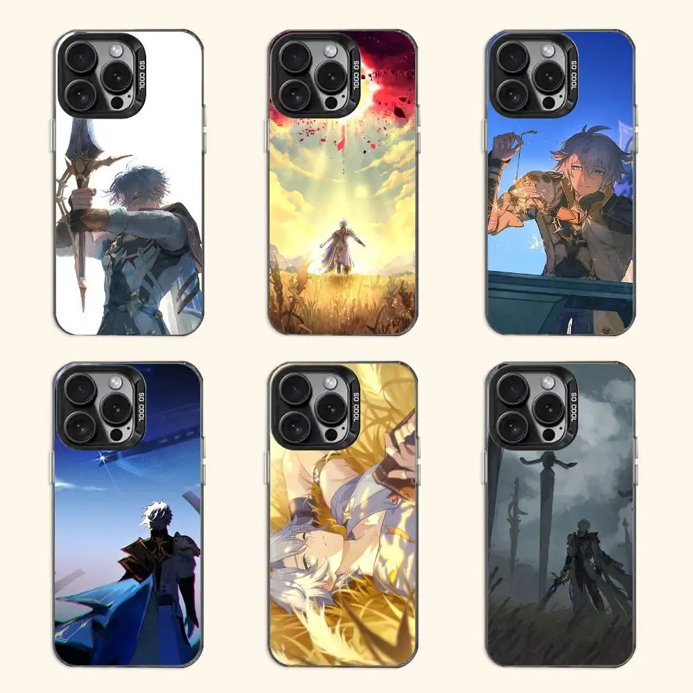 

P-Phainon HSR Phone Case For iPhone 17 16e 16 15 14 13 12 11 Pro Max X XR XS MAX Back Cover