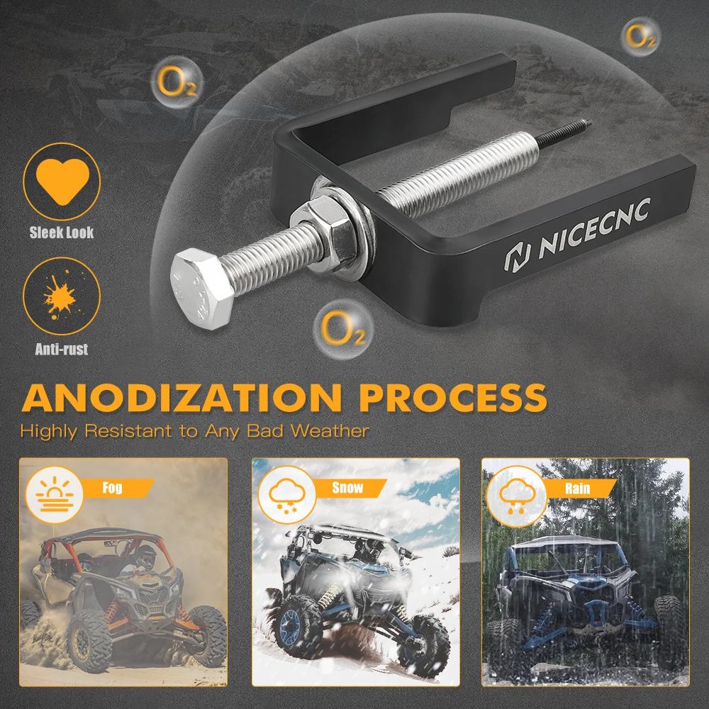 NICECNC Driven Clutch Rhino Roller Pin Extractor Removal Tool For Can Am Maverick X3 2017-2022 Hard UTV Accessories Easy Repalce