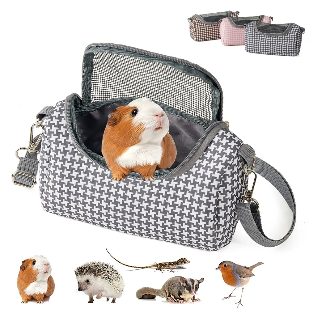 

Small Animal Travel Bag Pet Carrier Oxford Fabric Portable Ventilated Sling Hideout for Hamster Lizard Bird Chinchilla GuineaPig