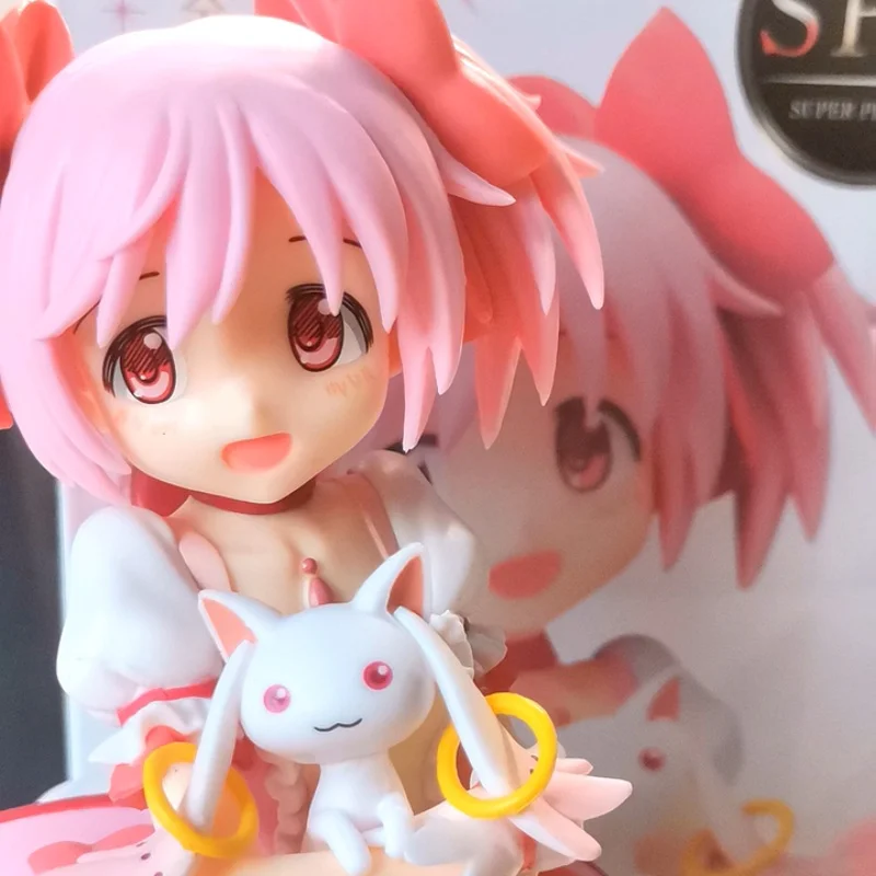 

18cm Genuine Puella Magi Madoka Magica Action Figure Kaname Madoka Aniem Figure Magic Girl Model Decor Statue Dolls Toys Gift