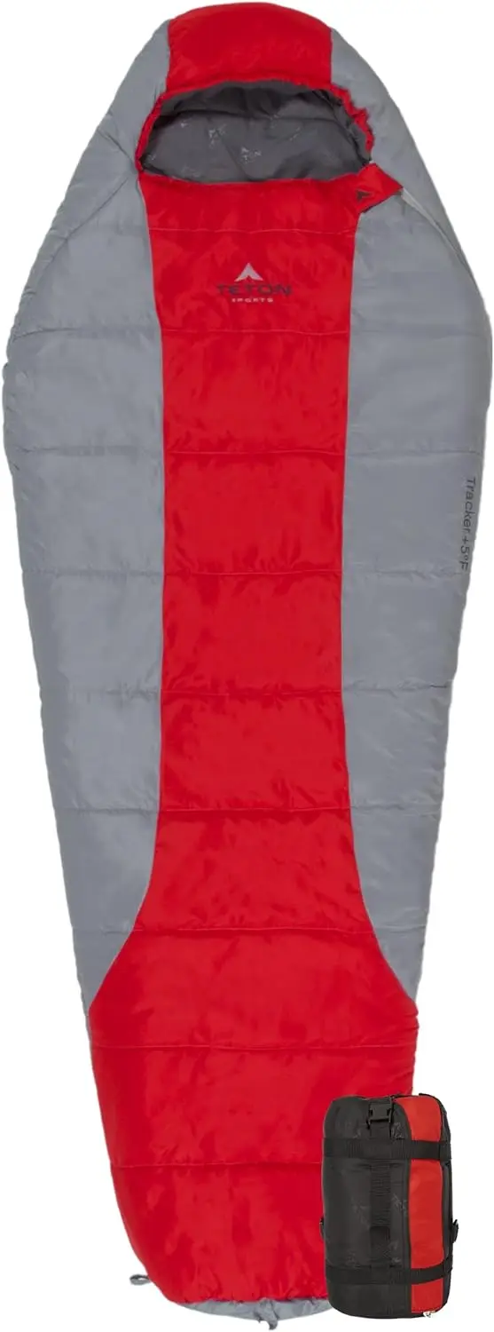

Lightweight Mummy Sleeping Bag for Adults & Kids, Warm 20F & 5F Degree Camping, Backpacking, Hiking Gear