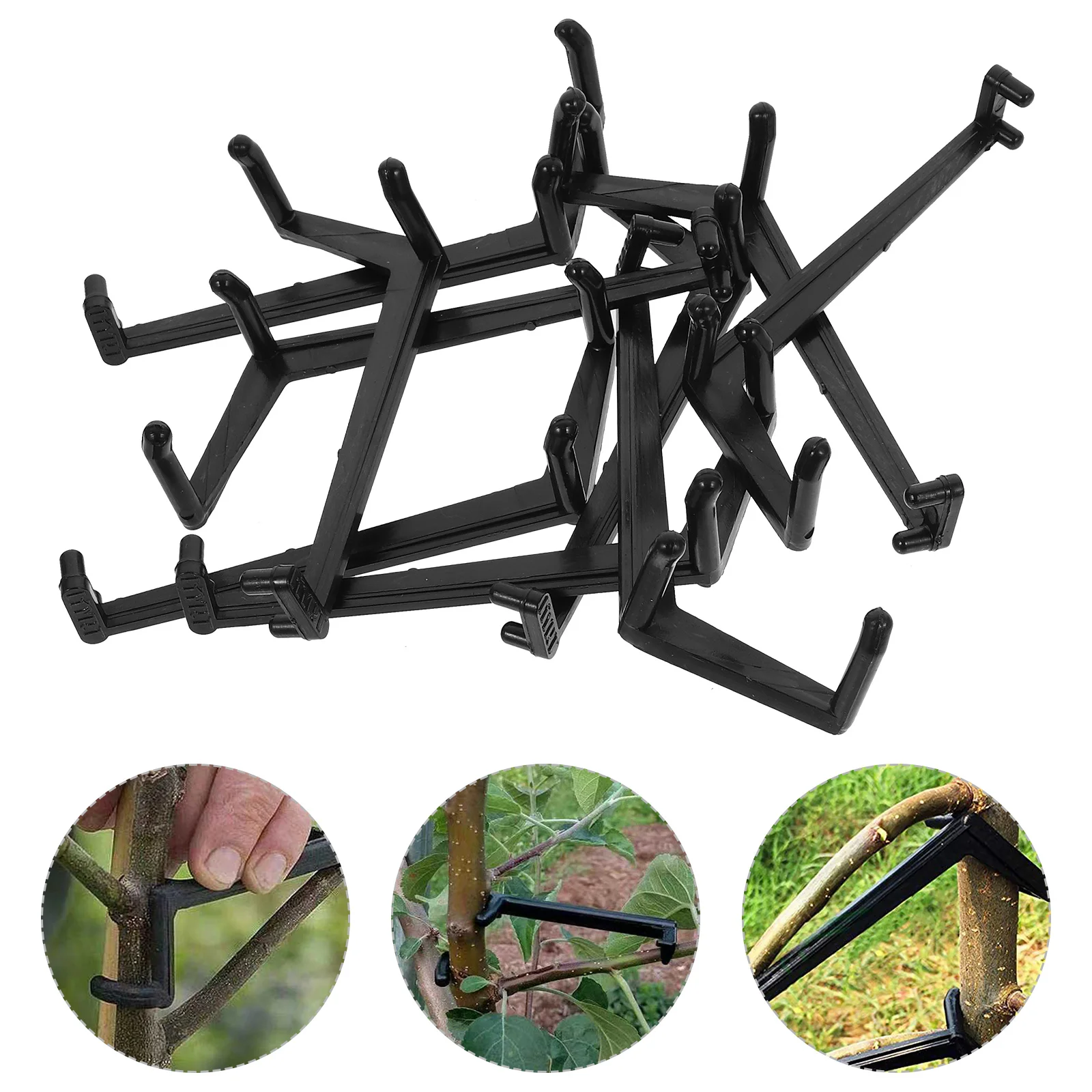 

10 Pcs Branch Shape Tool Plant Shaper Branches Fixing Tools Garden Accessory Fixer Reusable Plants Clips Bending