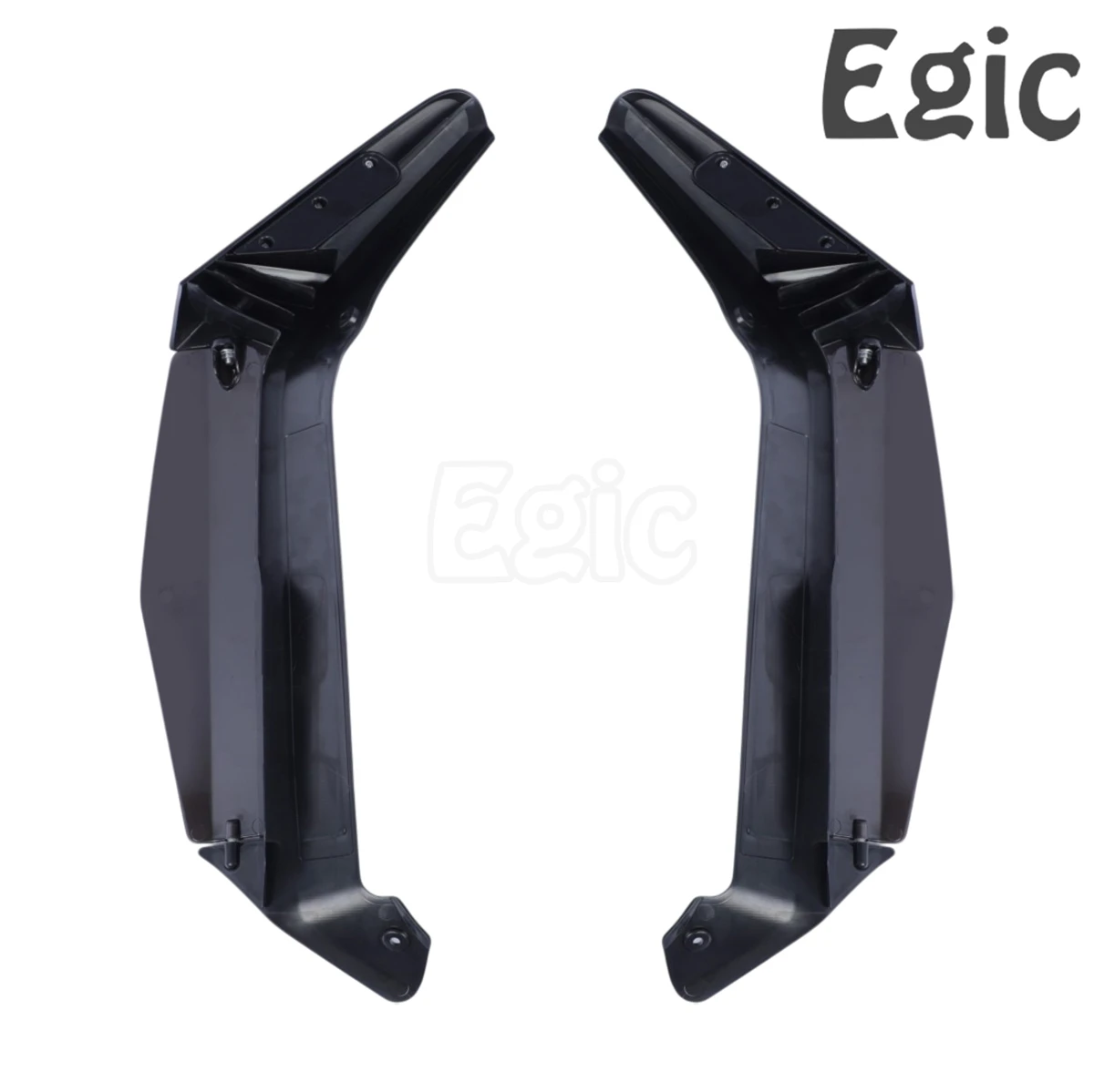 Dark Smoke Air Deflectors For Honda Goldwing GL1800 2018-2020 GW 2021-2026 Adjustable Airflow Vent Side Fairing Wind Control 6
