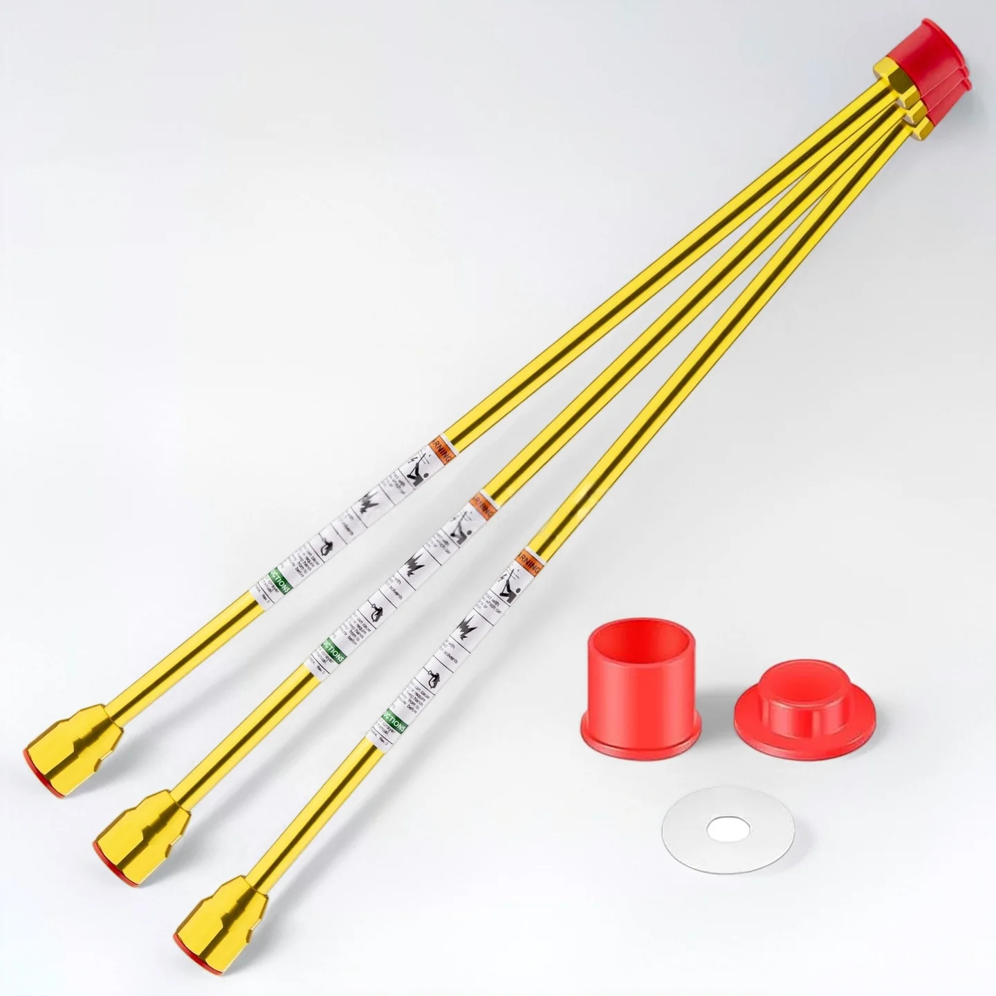 30cm Aluminum Alloy Airless Spray Gun Extension Pole, Paint Sprayer Rod for Painting