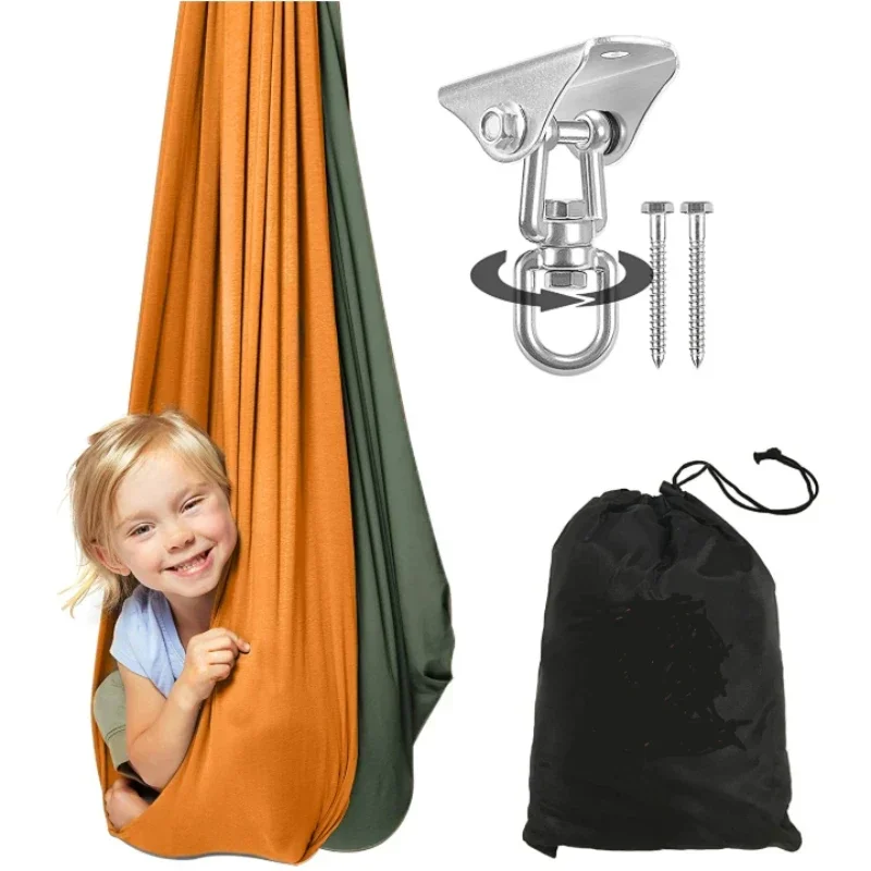 Customized color kids sensory hammock therapy swing