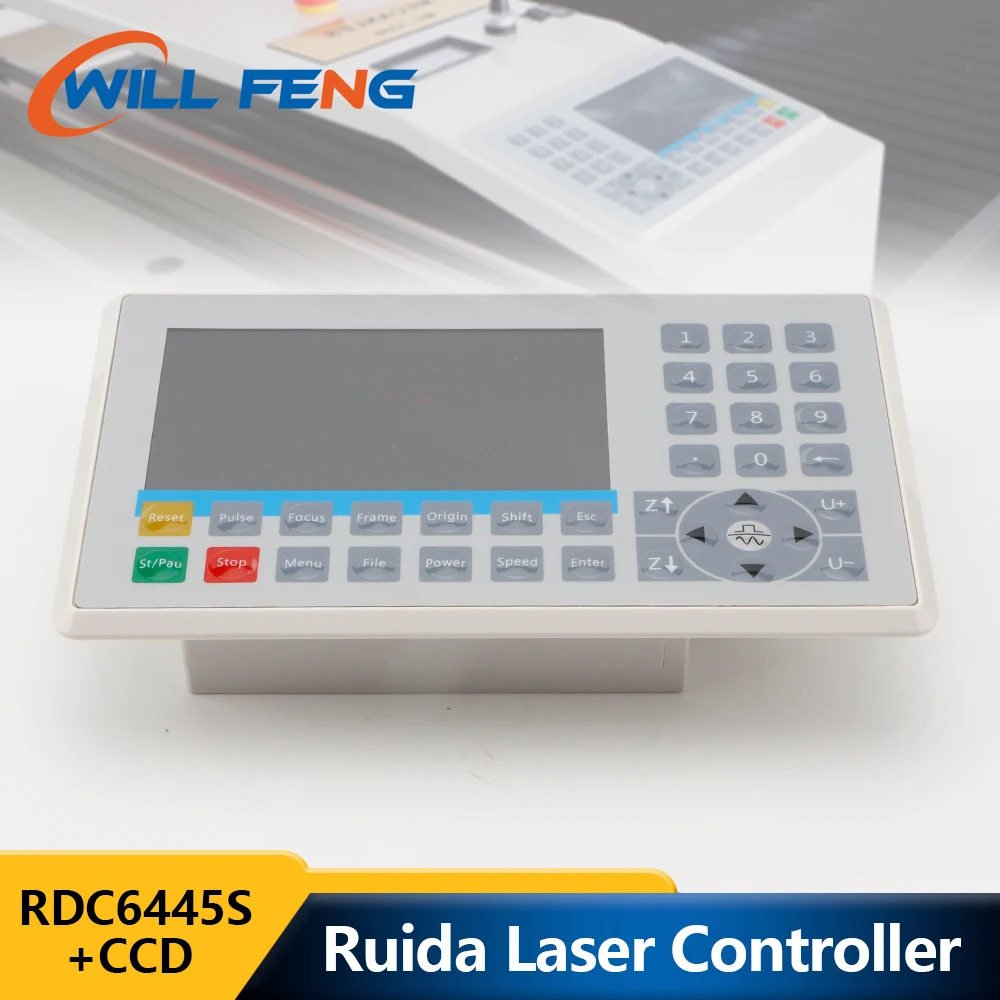 Will Feng Ruida CCD Vision Co2 Laser Contrmatérielle, 3.5 "Panel Mainboard Camera Scan, Gravure et découpe laser, Rdv6445