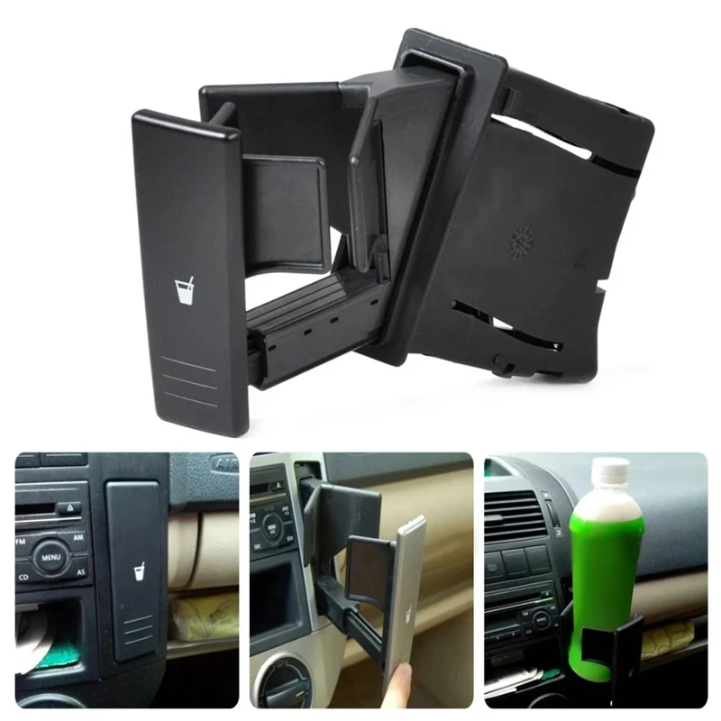 New Car Center Console Cup Holder Card Slot For-Polo 9N 2002 2003 2004 2005 2006 2007 2008 2009 2010 6Q0 858 602