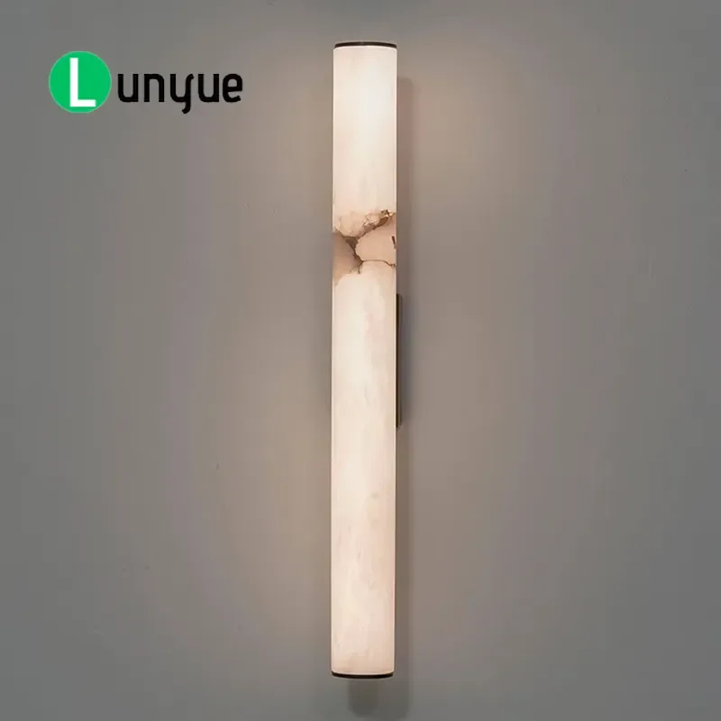 Luxury Spanish Marble Alabaster LED Wall Lamp Modern Design Sconce for Bedroom Living Room Hotel Home Decoration Ambient