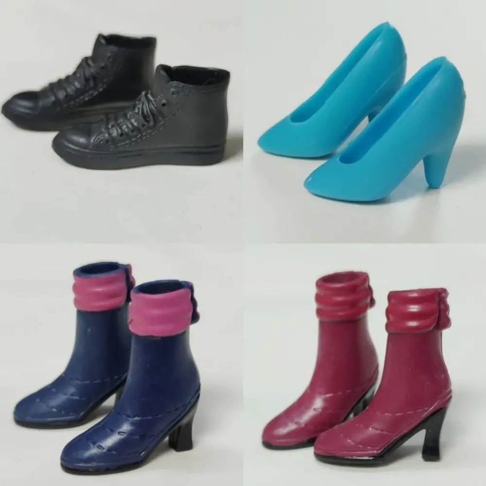 Colorful 1/6 Doll Plastic Shoes Original 10 Styles Super Model Boots 30cm Figure Doll Sandals High Quality Doll Accessories