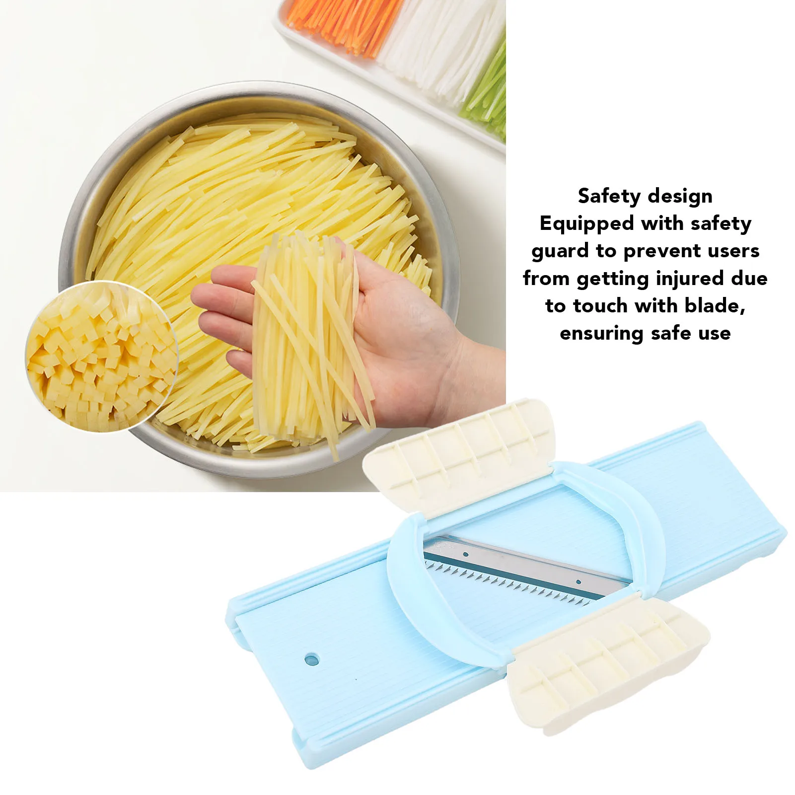 

Cucumber Slicing Tool Potato Slicing Tool Efficient Safe Multi Functional Carrot Cucumber Vegetable for Kitchen