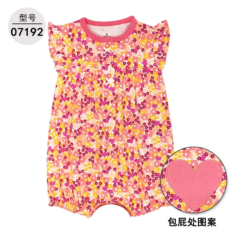 Summer Style Baby Clothing Romper One Piece Bodysuit Cotton Baby Clothes Girls Outfit Cartoon Animal Clothes Bebe Jumpsuits