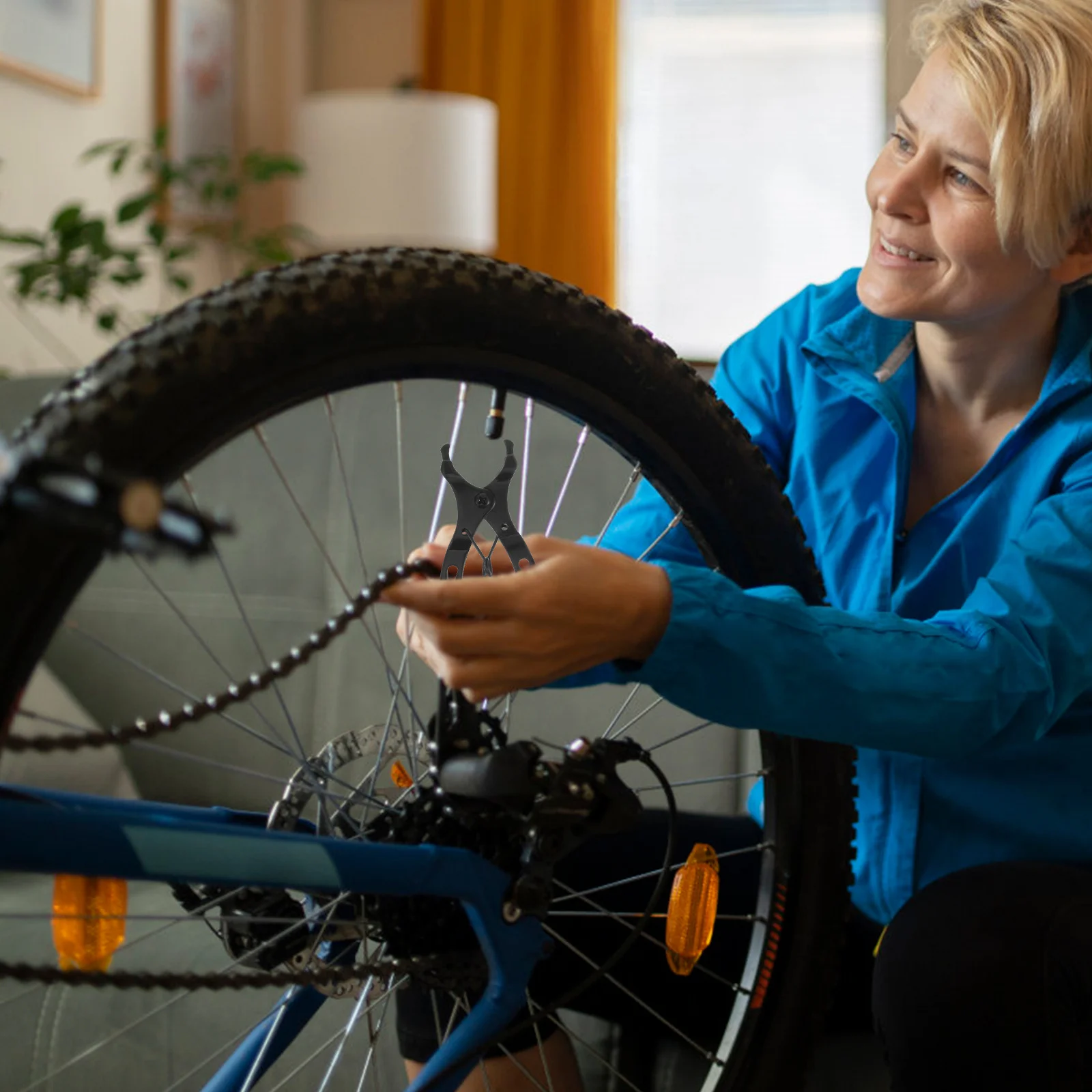 

Bike Chain Repair Tool Steel Link Chain Plier for Quick Removal and Installation Compact Portable Cycling Maintenance Accessory