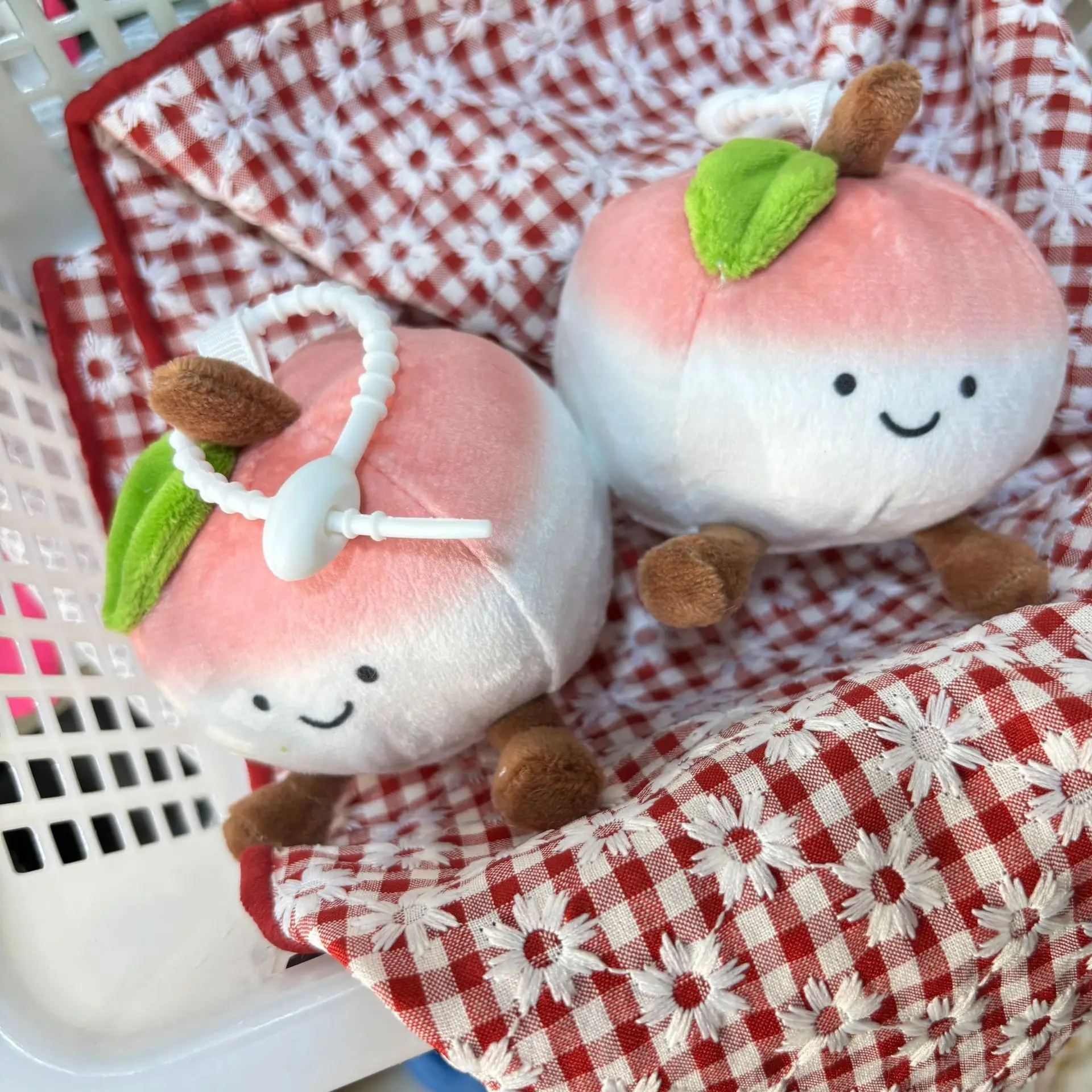 Kawaii Plüsch Weiche Obst Puppe Spielzeug Nette Simulation Pfirsich Plüsch Puppe Anhänger Schlüsselbund Kreative Tasche Dekor Plüsch Schlüsselbund Beste Geschenk