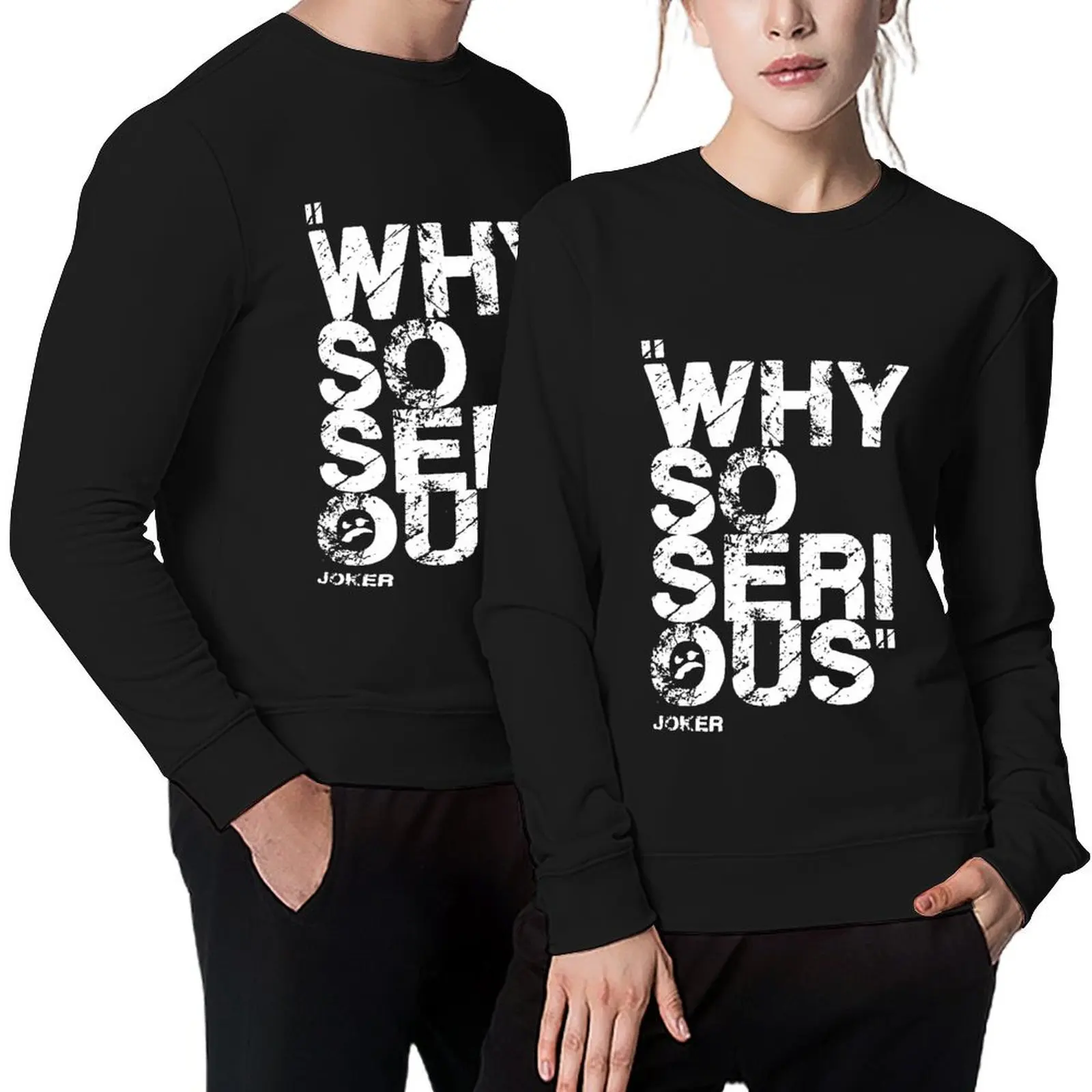 

T shirt Why so serious, Joker Pullover japanese style tracksuit men male clothes clothes for men oversize sweatshirts