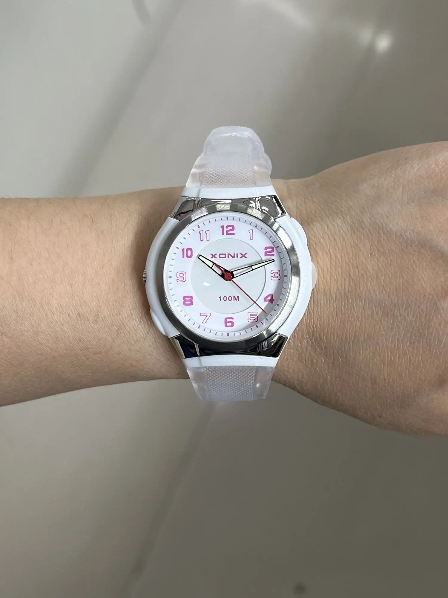 

Xonix Precision Electronic Watch Girl's All-match Simple Retro Luminous Quartz Pointer Niche Student Watch TX