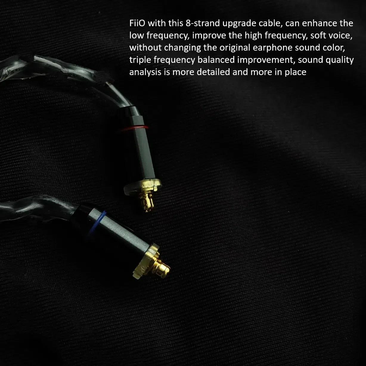 FiiO-Silver Plated Earphones Cable, FH9 5s FD3Pro7 5 FA1 8 Core Upgrade, OCC, 4.4mm balance 2.5mm 3.5mm with MIC