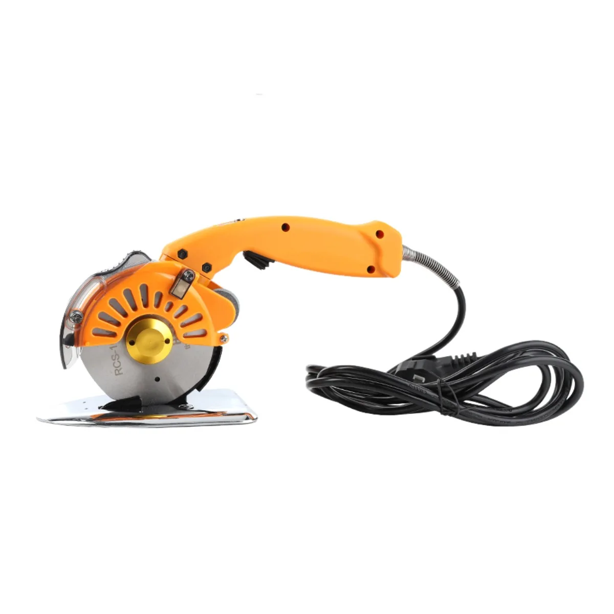 GJ-100C 100/110/125 مللي متر محرك مباشر الكهربائية شفرة مستديرة آلة قطع القماش التشذيب قابل للتعديل سرعة آلة قطع القطع