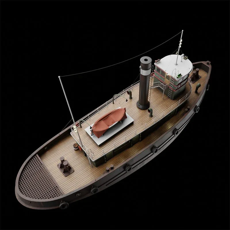 1/200 Steamship Model World War II Allied Scene Matching Ship Model 170MM DIY Resin Assembly Kit