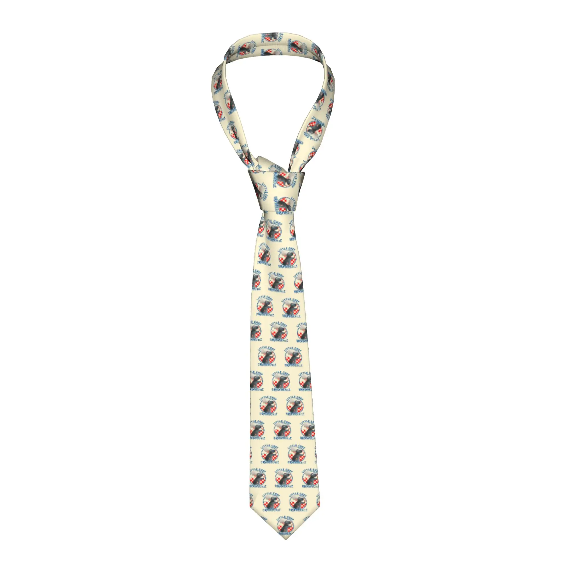 

Модные забавные галстуки в стиле «Рататуй» для свадьбы, мужские галстуки с мультяшными котами на заказ