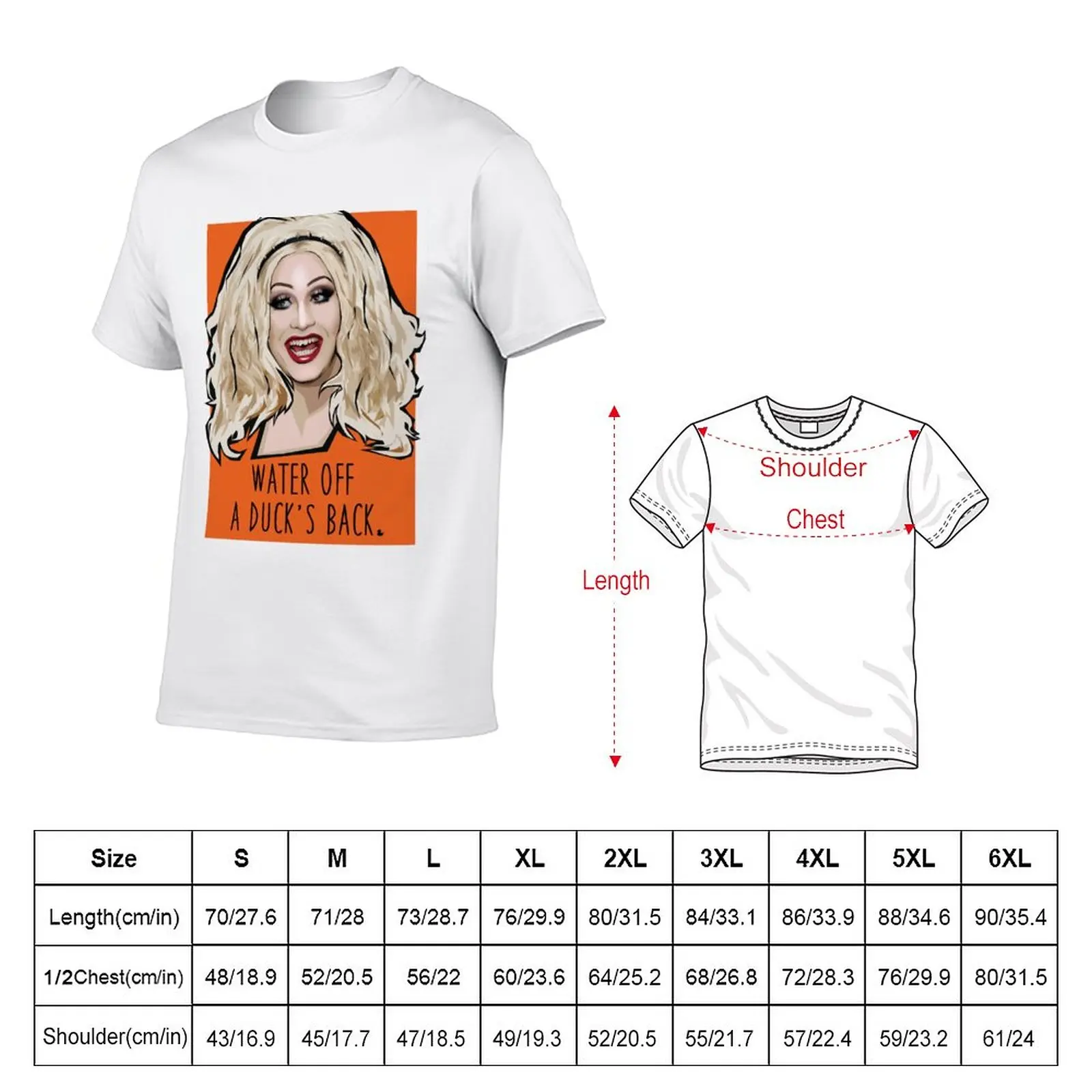 Jinkx Monsoon - water of a ducks back T-Shirt sublime t shirt cute clothes Anime t-shirt plain t shirts men