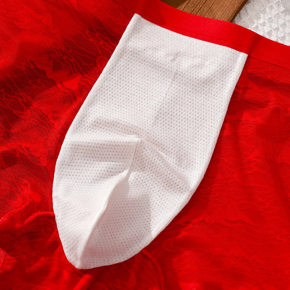 

Эластичные мужские перспективные кружевные жаккардовые боксеры, шорты с U-образной выпуклой сумкой, сексуальное нижнее белье, мужские трусы-боксеры