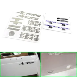 Euro 6 Stickers Small Set Sticker Decoration for 1/14 Tamiya RC Truck Trailer tipper Benz Actros Arocs 3363 1851 3348 Car