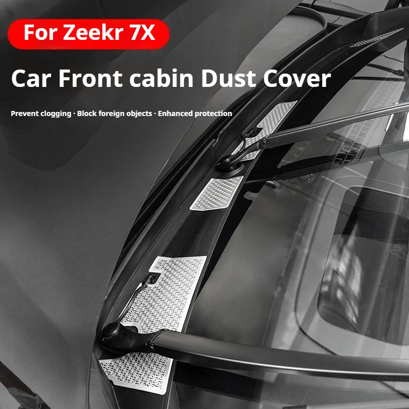 

Передняя крышка автомобиля Zeekr 7X, пылезащитная крышка, защитная крышка для выхода в кабину, воздухозаборник, аксессуары для модификации кондиционера