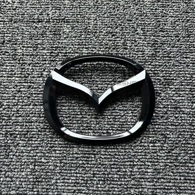 Immagine 6: Per MAZDA3 2014-2015 2016 2017 2018 2019 Griglia Frontale Nera, Emblema Cofano, Paraurti Posteriore, Accessori Auto per Bagagliaio