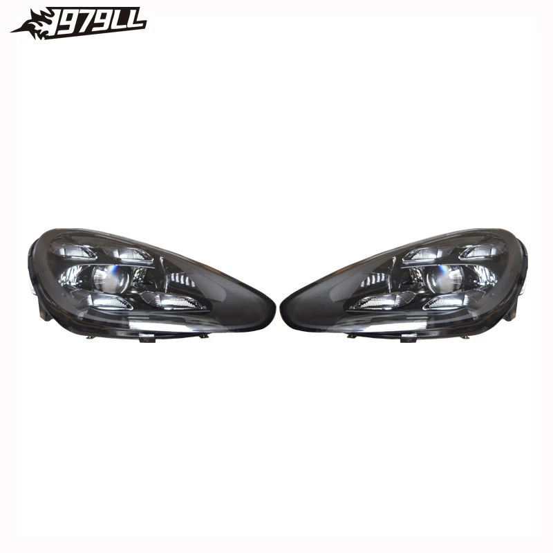 958.2 Car Accessories LED Headlights for Porsche Cayenne 958.2 2015-2017 Upgrade 2021 Pdls Style