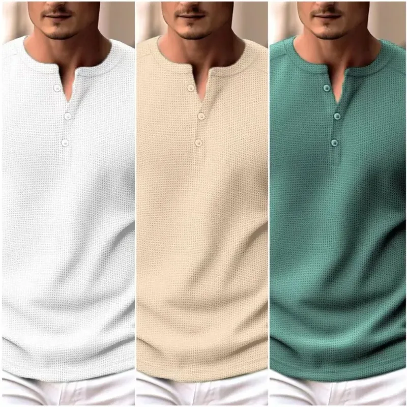 Spring New Solid Color Slim Fit Long Sleeved T-shirt for Men's Breathable Sports and Leisure Long Sleeves