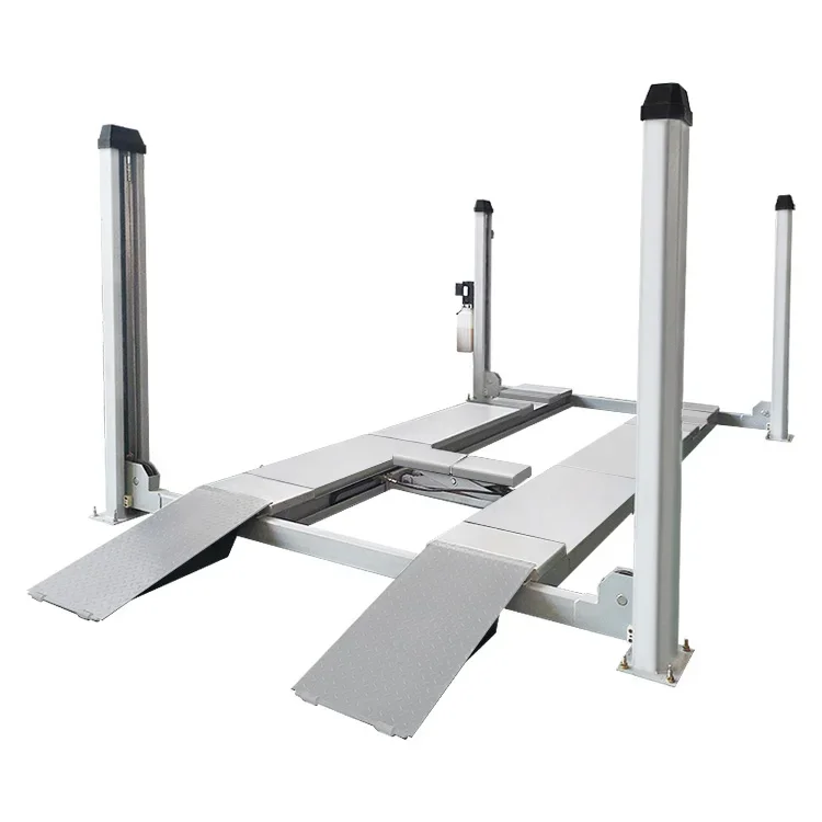 Hot sale  4 post auto lift jack   hydraulic car lift