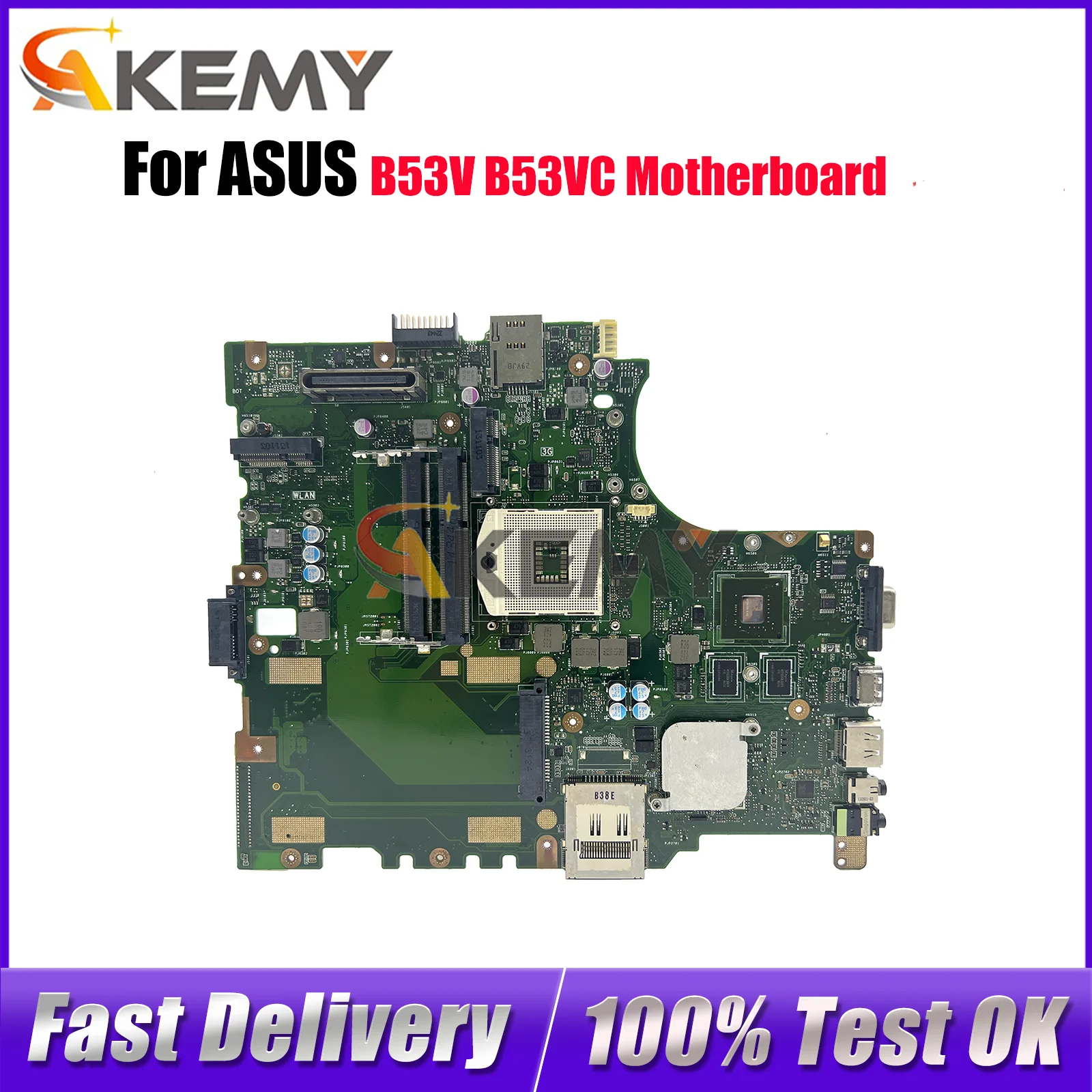 

Материнская плата для ноутбука B53V для ASUS ExpertBook B53VC B53V, материнская плата для ноутбука, этот товар в наличии, 100% тестирование, ОК, быстрая доставка