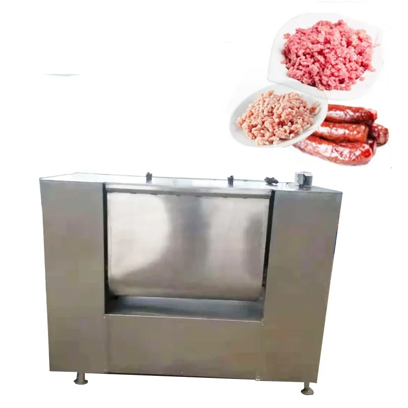 Industrial vacuum mixer sausage stuffing blender meat mixing machine