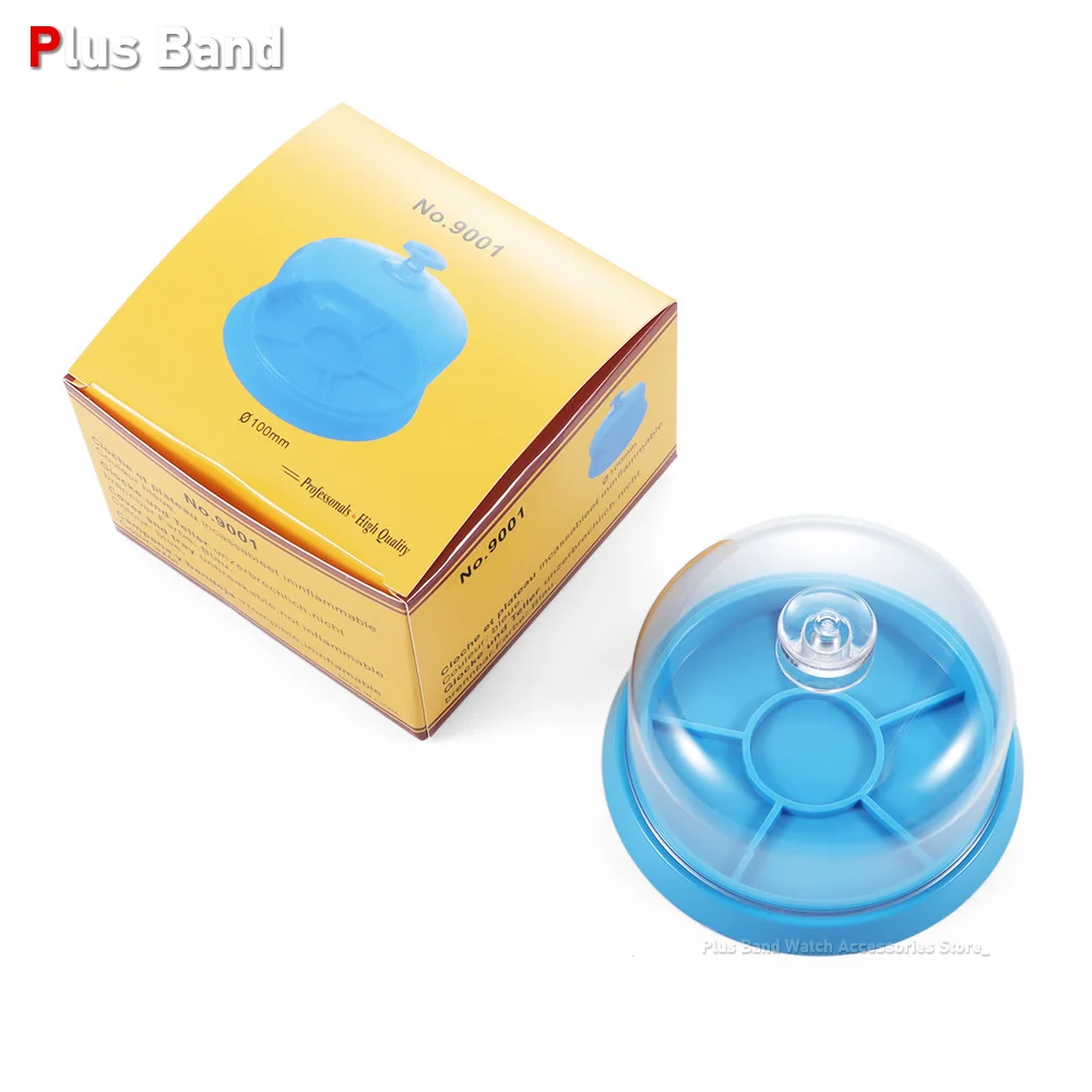 Watch Repair Tool Dustproof Cover Multi Slots Parts Storage Tray Watch Wash Oil Maintenance Holder For Watch Tiny Components