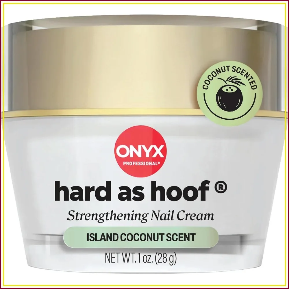 

Nail Strengthening Cream, Coconut Scent - Stop Splits, Chips, Cracks, Promote Growth, 1 oz
