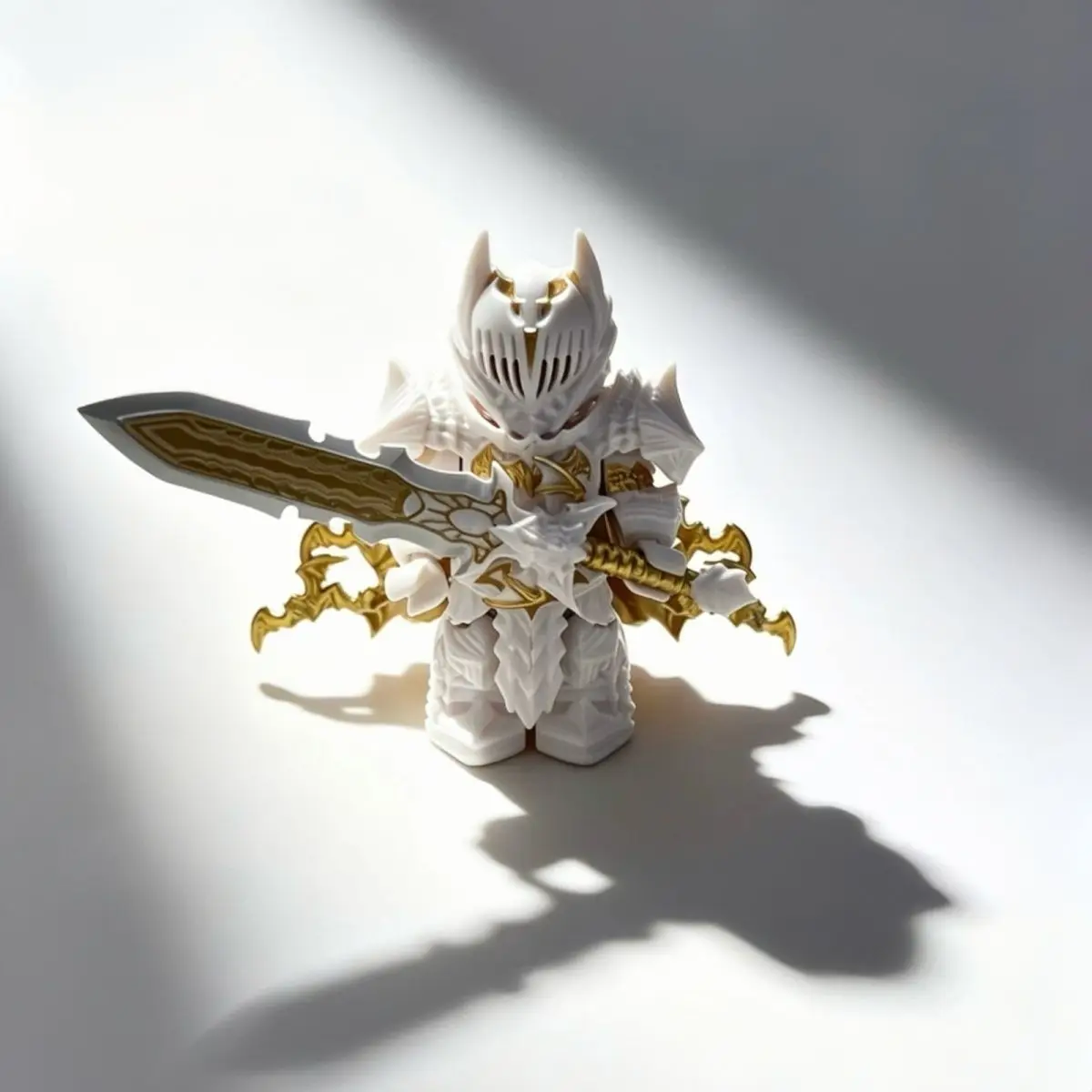 Cool Mecha Armor Building Blocks Figures Third Party Compatible Assembled Desktop Decor Collectible Model Gifts For Hobby Fans