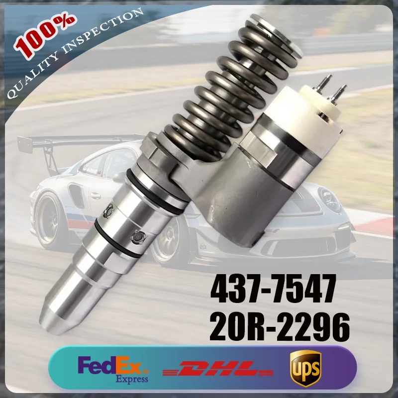 1 шт. дизельная топливная форсунка 437-7547 20R-2296 для двигателей Caterpillar CAT 793C 793D, запчасть от производителя