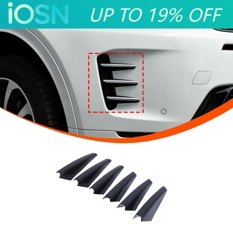 For Land Rover Discovery Sport 2024 2025 Front Bumper Lip car Accessories Splitter Body Kit Spoiler Diffuser Gloss Black Style